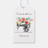 Sneeuwmachine - zwart tapijtapparaat - Gift Label Cadeaulabel (Voorkant)