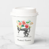 Sneeuwmachine — zwarte wittewerkstelling papieren bekers (Voorkant)