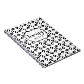 Sneeuwmachinepatroon organiseren notitieboek (Rechterzijde)