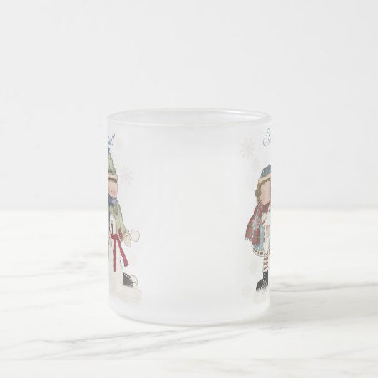 Sneeuwmagie Matglas Koffiemok (Center)