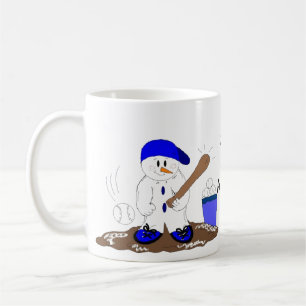 Sneeuwman aan slag koffiemok