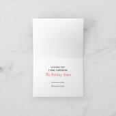 Sneeuwman Aquarel Kaart (Binnen)