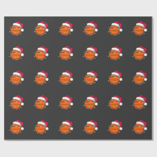 Sneeuwman Basketbal Kerstman Honkbal Sport Cadeaupapier