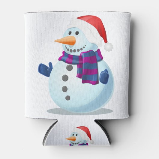 sneeuwman blikjeskoeler (Voorkant)