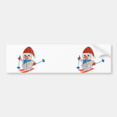 sneeuwman bumpersticker (Voorkant)