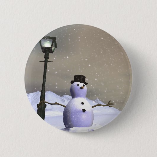 SneeuwMan Button (Voorkant)