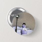 SneeuwMan Button (Voorkant /achterkant)