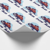 sneeuwMan Cadeaupapier (Hoek)