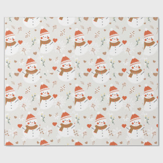 ⛄ sneeuwman cadeaupapier