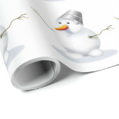 Sneeuwman Cadeaupapier (Rol Hoek)