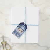 Sneeuwman Cadeautags Cadeaulabel (Met Touw)
