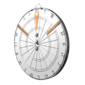 sneeuwman dartbord (Voorkant Rechts)