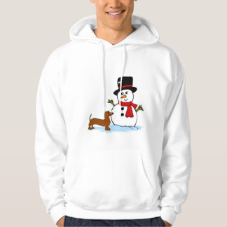 Sneeuwman DURF JE NIET Hoodie