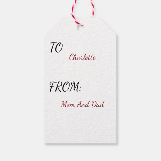 Sneeuwman en kerstboom labels cadeaulabel (Achterkant)