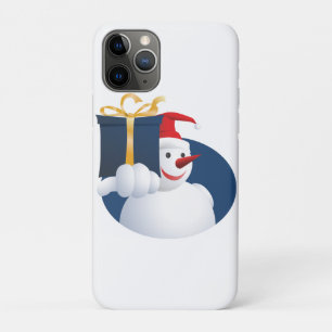 Sneeuwman geeft het cadeau... iPhone 11 pro hoesje