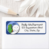 Sneeuwman Gele Naped Amazon Etiket (Insitu)