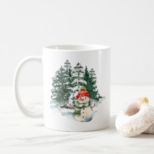 Sneeuwman in de Sneeuw Koffiemok