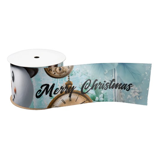 Sneeuwman in de tijd! Steampunk Snowman Lint (Spoel)