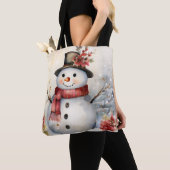 Sneeuwman in een zwart Pet Draagtas (Dichtbij)