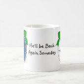 Sneeuwman in het raam koffiemok (Center)