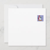 Sneeuwman Kaart (Achterkant)