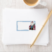 Sneeuwman Kerst Adresetiketten Blank Etiket (Insitu)