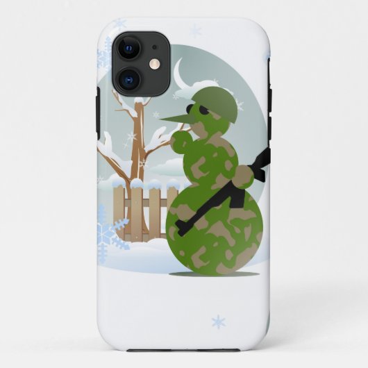 sneeuwman - kerst Case-Mate iPhone case (Achterkant)