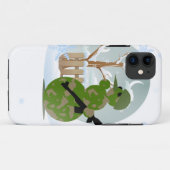 sneeuwman - kerst Case-Mate iPhone case (Achterkant (horizontaal))