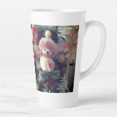 Sneeuwman Kerst Latte Mok (Rechts)