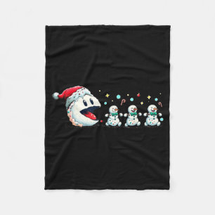 Sneeuwman Kerst T-shirt Sneeuwman Gamer Fleece Deken
