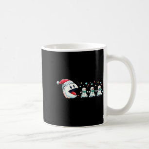 Sneeuwman Kerst T-shirt Sneeuwman Gamer Koffiemok