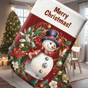  sneeuwman kerstkous grote kerstsok