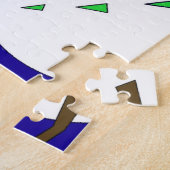 Sneeuwman Kerstmis Winter Puzzel (Zijkant)