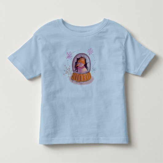 sneeuwman kinder shirts (Voorkant)