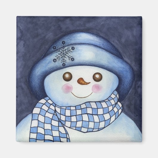 Sneeuwman magneet (Voorkant)