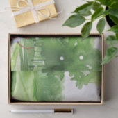 Sneeuwman met golf-thema kerstcadeau tissuepapier (Geschenk)