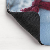 Sneeuwman met warme chocolademelk muismat (Hoek)