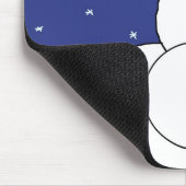 Sneeuwman mousepad muismat (Hoek)