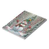 Sneeuwman Notitieblok (Gedraaid)