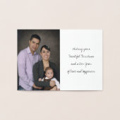 Sneeuwman Retro Prettige Feestdagen Folie Kaarten (Binnen)