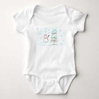 Sneeuwman Romper