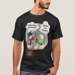 Sneeuwman Sneeuwbol T-shirt
