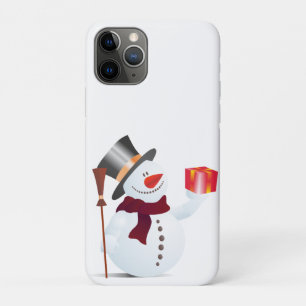 Sneeuwman / Sneeuwpop voor Kerstmis / X-mas iPhone 11 Pro Hoesje