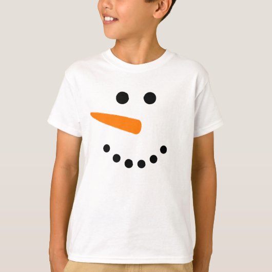 Sneeuwman T-shirt (Voorkant)