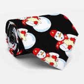 Sneeuwman Tand Stropdas (Opgerold)