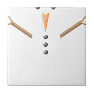 sneeuwman tegeltje