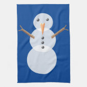 sneeuwman theedoek (Verticaal)