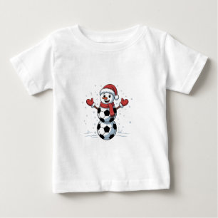 Sneeuwman Voetbal Kerstmis Santa Honkbal Sport