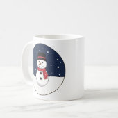 Sneeuwman Winter's Night Koffiemok (Voorkant links)