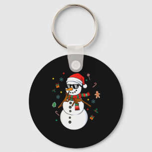 Sneeuwman Zes Zeven Meme Kerst Pijama 6 En 7 F Sleutelhanger